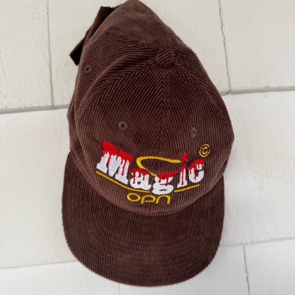Online Ceramics x Oneohtrix OPN Magic Hat Brown Corduroy Strapback